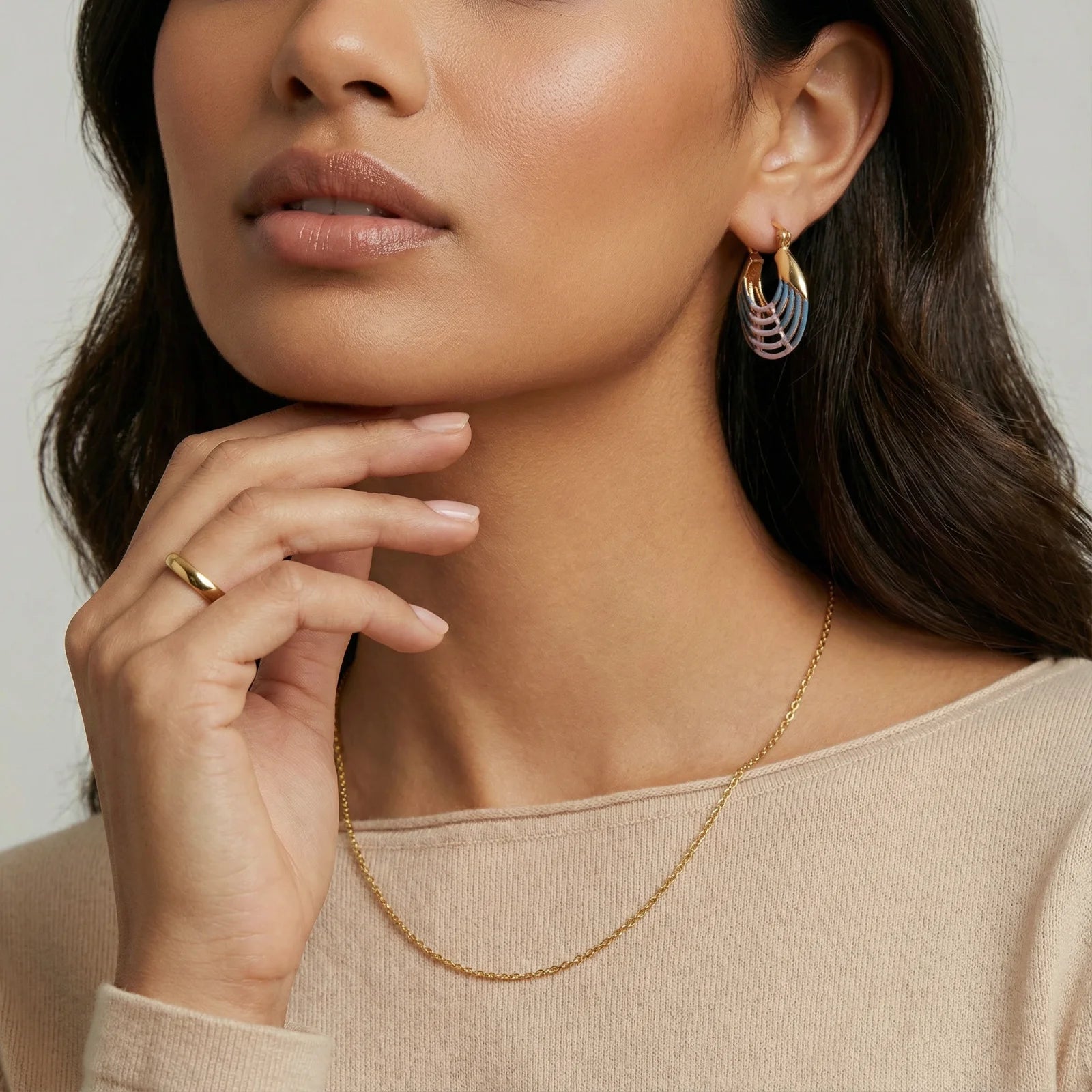 Sunrise Ripple Hoops