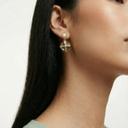 Pearl Abalone Cross Drops