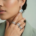 Starlight Teddy Drop Earrings